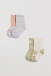 Pack 4 pares de meias